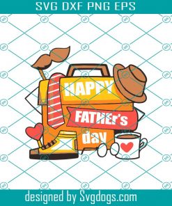 Happy Fathers Day Svg, Fathers Day Svg, Dad Svg, Coffee Svg, Tie Svg, Beard Svg, Heart Svg, Suitcase Svg, Father Svg, Daddy Svg