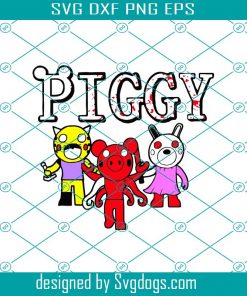 Piggy Roblox Svg, Roblox Game Svg, Roblox Characters Svg, Piggy Svg, Piggy Horror Roblox Svg, Roblox Game Svg