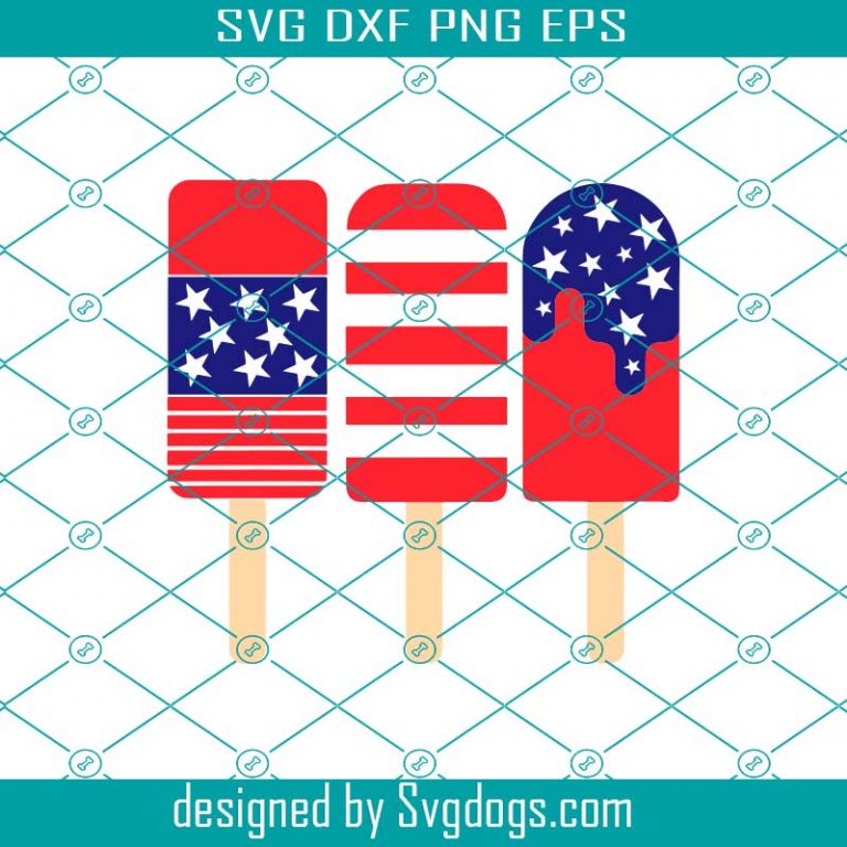 Patriotic 4th Of July Popsicles Svg, 4th Of July Svg