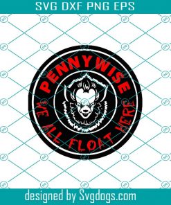 Pennywise Inspired Starbucks Logo Svg, Halloween Svg, Trending Svg