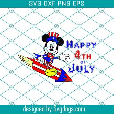 For 4th Of July Mickey Svg, Disney Svg, Mickey Svg