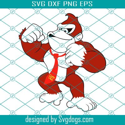 Donkey Kong Svg, Donkey Kong, Svg, Dxf, Eps, Png - SVGDOGS