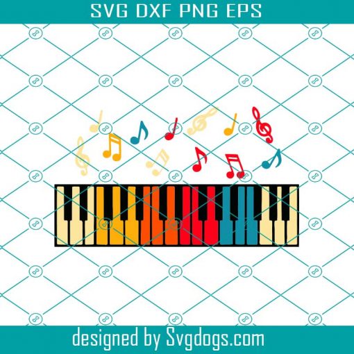 Colorful Piano Keyboard Svg, Trending Svg, Piano Svg, Piano Keyboard Svg, Colorful Piano Svg, Music Note Svg, Colorful Music Note Svg, Music Svg