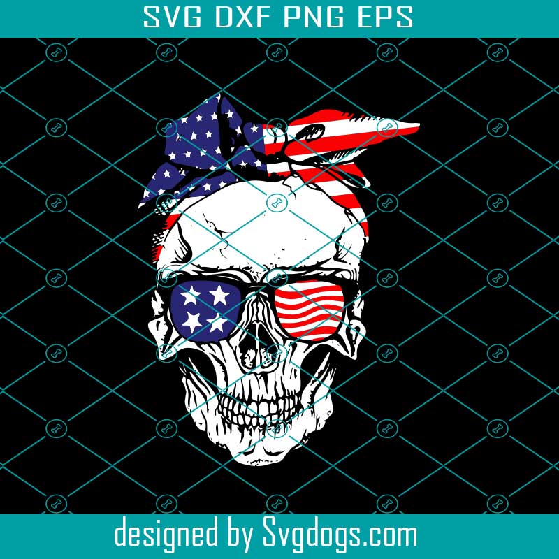 Download Patriotic Skull American Flag Bandana Svg Fortnite Svg 4th Of July Svg Patriotic Skull Svg Skull American Flag Usa Flag Glasses Svg Svgdogs