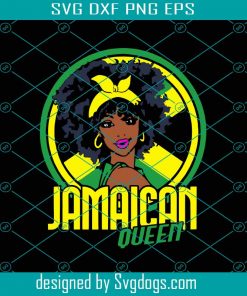 Afro Jamaican Queen Svg, Black Girl Svg, Jamaica Svg, Afro Svg, Jamaica Girl Svg, Jamaica Woman Svg, Jamaica Flag Svg, Afro Party Svg