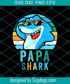Papa Shark Svg, Fathers Day Svg, Papa Svg, Shark Svg, Dad Svg, Father Svg, Happy Fathers Day Svg