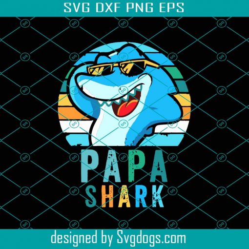 Papa Shark Svg, Fathers Day Svg, Papa Svg, Shark Svg, Dad Svg, Father Svg, Happy Fathers Day Svg