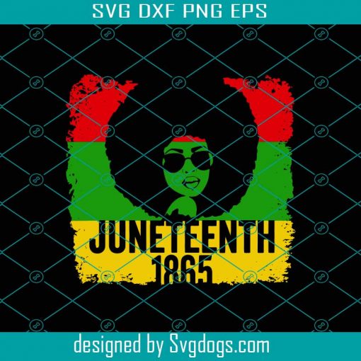 Juneteenth Afro Women Png, Free Since 1865 Png, Black History Png, Black Lives Matter Png