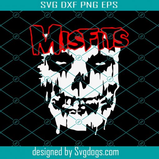 Misfits Splatter Svg, Skull Logo Black Svg, Ladies And Juniors Svg, Punk Rock Svg, 80 Music Svg, Rock Vintage JFK Danzig KBD Horror Svg