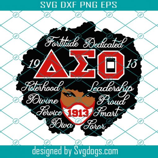 Delta Sigma Theta Svg, Sigma Theta Gifts Svg, Sigma Theta Svg , Delta Sigma Theta 1913 Diva Svg, 1913 Svg