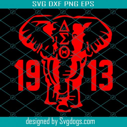 Delta Sigma Theta Svg, Sigma Theta Gifts Svg, Sigma Theta Svg ,Delta Sigma Theta 1913 AEO Elephant Svg, AEO Svg