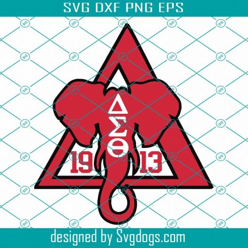 Delta Sigma Theta Svg, Sigma Theta Gifts Svg, Sigma Theta Svg ,Delta Sigma Theta 1913 AEO Elephant Svg, Sigma Svg