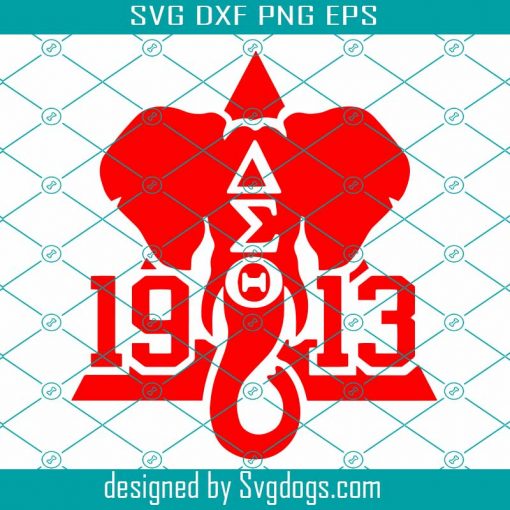 Delta Sigma Theta Svg, Sigma Theta Gifts Svg, Sigma Theta Svg ,Delta Sigma Theta 1913 AEO Elephant Svg,  Sigma Svg