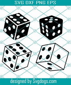 Dice Black And White Svg, Game Svg, Dice Svg