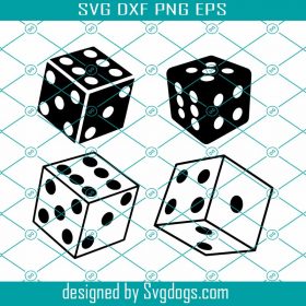 Dice Black And White Svg, Game Svg, Dice Svg