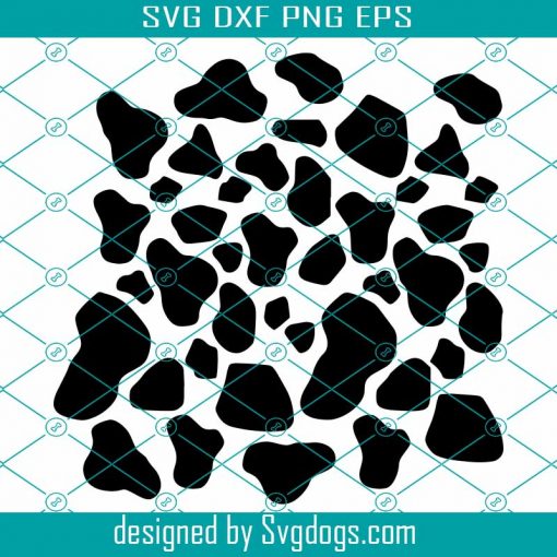 Cow Print Svg, Cow Spots Svg, Cow Print Pattern Svg, Trending Svg