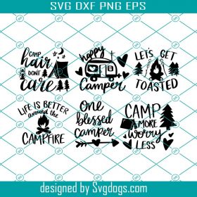 Camping Svg Bundle, Camping Hoodie Svg, Camping Life Svg, Happy Camper ...