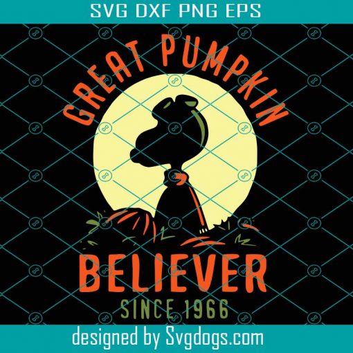 Great Pumpkin Believer Since 1966 Svg, Trending Svg, Halloween Svg, Pumkin Halloween Svg