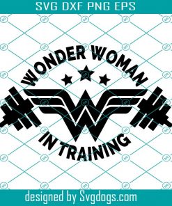 In Training Design In Svg, Png, Wonder Woman In Training Svg