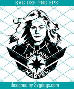 Hand Drawn Svg, Girl Svg, Captain Marvel Svg