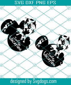 2 Family Vacation 2021 Svg, Disney Svg, Mickey Svg