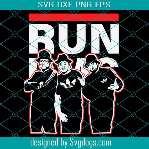 Run DMC Music Band Svg, American Hip Hop Group Svg, Hip Hop Svg, Rapper Svg, Band Svg, Music Svg, Trending Svg