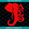 Delta Sigma Theta Svg, Sigma Theta Gifts Svg, Sigma Theta Svg, Delta Sigma Theta Elephant Svg