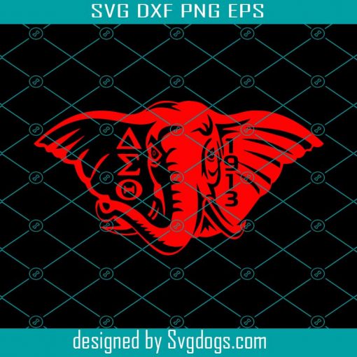 Delta Sigma Theta Svg, Sigma Theta Gifts Svg, Sigma Theta Svg, Delta Sigma Theta Elephant Svg