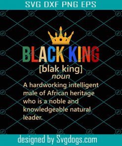 Retro Black King Svg Definition, Melanin Svg, African American Svg, Black Dad Svg, For Black Fathers Svg