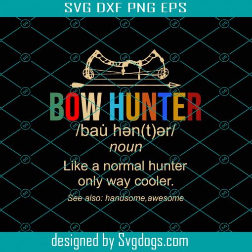 Retro Bow Hunting Svg Definition, Archery Svg, Deer Hunter Svg, Bow And Arrows Svg, For Bow Hunters Svg