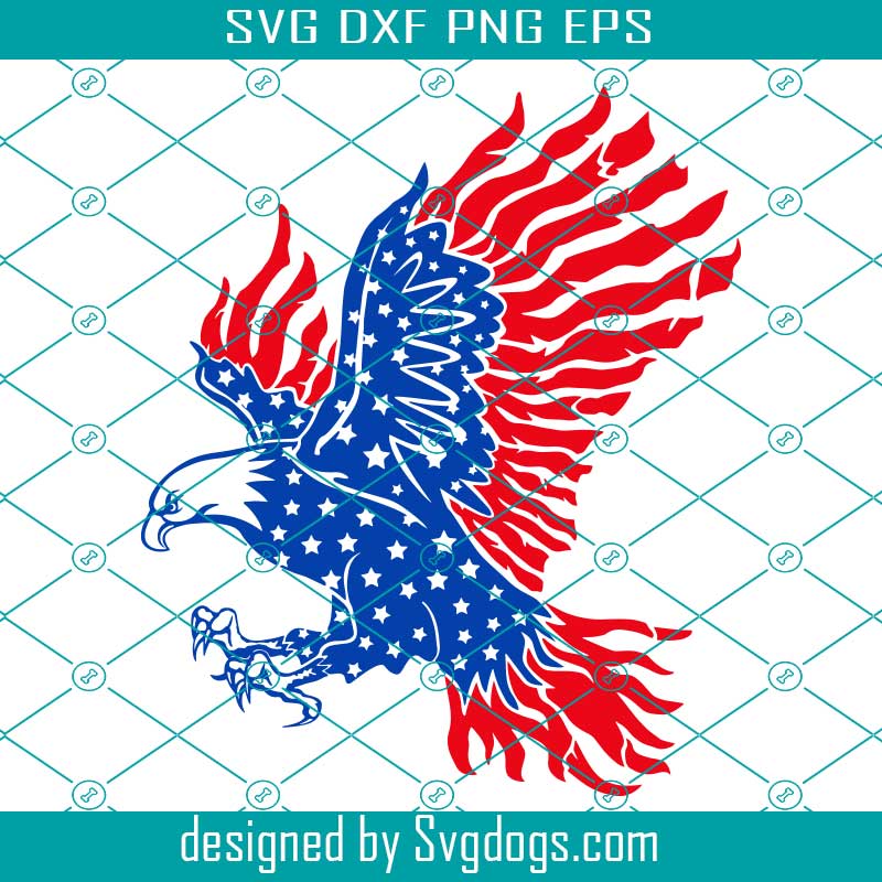 Download Eagle Svg Eagle With Stars Svg American Flag Svg Svgdogs