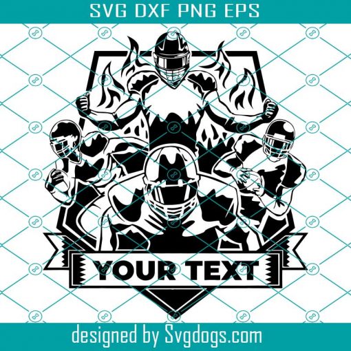 Football Team Svg, American Football Team Svg, American Football Player Svg, Football Mom Svg, Football Season Svg