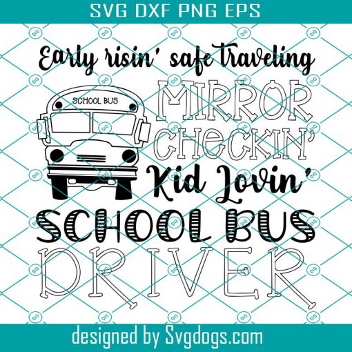 School Bus Driver Svg, Bus Driver Svg, School Clip Art Svg, School Bus Svg, School Svg, School Gift Svg, Teacher Gift Idea Svg, Yellow School Bus Svg