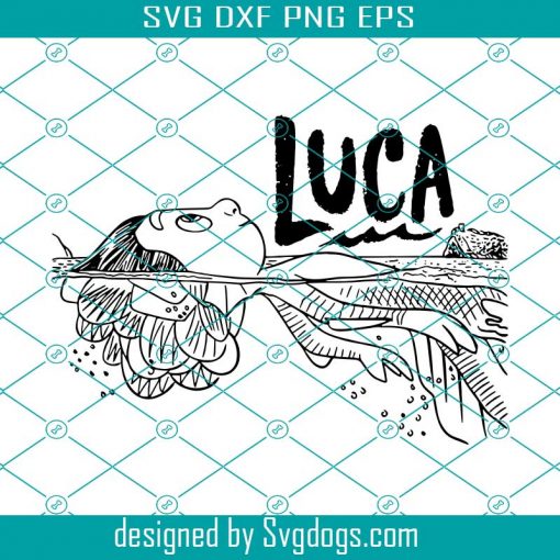 Luca Svg, Luca Pixar Movie Decal Svg, Movies Svg