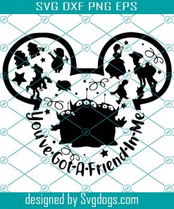 You Have A Friend In Me Svg, Toy Story Svg, Woody Svg, Disneyworld Svg