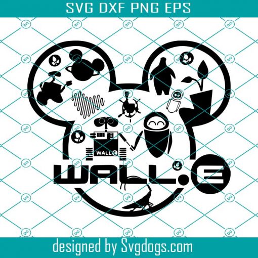 Wall E Svg, Eve Svg, Wall E Svg, Disneyworld Svg, Mickey Mouse Svg