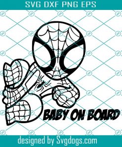 Spider Man Svg Bundle, Marvel Comics Svg, Funny Car Decal Svg, Baby On Board Svg, Car Decal Svg