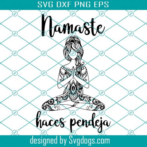 Namaste Haces Pendeja Svg, Spanish Svg, Funny Spanish Svg