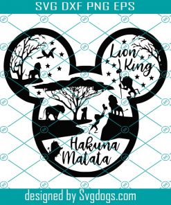 Lion King Svg, Disney Lion King Hakuna Matata Svg, Disney Svg