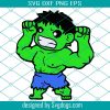 Cute Hulk Layered Svg, Marvel Svg Character, Hulk Svg