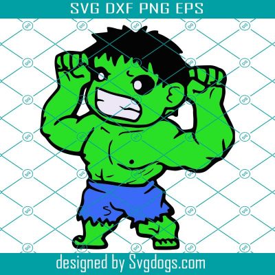 Cute Hulk Layered Svg, Marvel Svg Character, Hulk Svg - SVGDOGS.COM