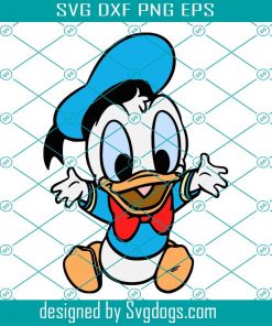 Baby Donald Duck Svg, Disney Svg, Duck Svg
