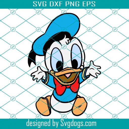 Baby Donald Duck Svg, Disney Svg, Duck Svg
