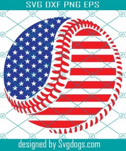 Baseball Svg, 4th Of July Svg, American Flag Svg, Fourth Of July Svg, Flag Usa Svg, Baseball Mom Svg