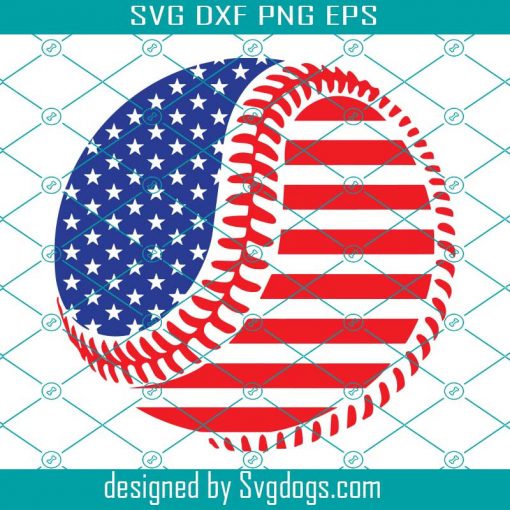 Baseball Svg, 4th Of July Svg, American Flag Svg, Fourth Of July Svg, Flag Usa Svg, Baseball Mom Svg