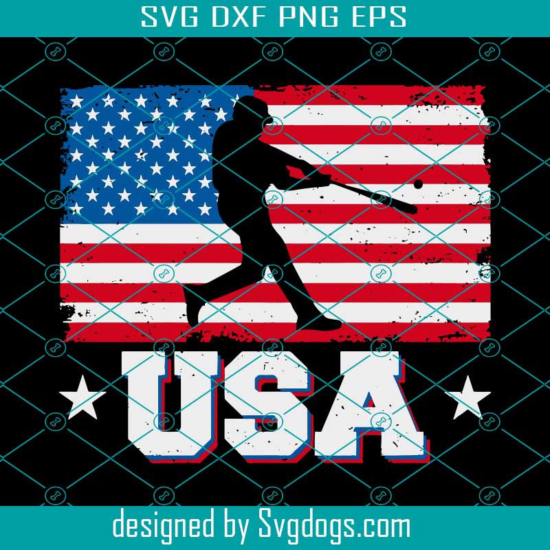 Download Usa Flag Team Baseball Svg 4th Of July Svg Sport Svg Svgdogs