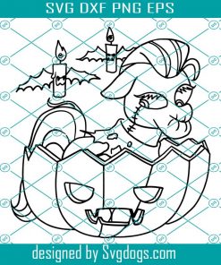 Cute Unicorn Halloween Coloring Page Svg, Unicorn Svg