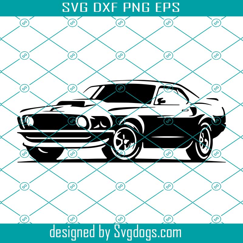 Download Mustang Svg Vintage Car Svg Muscle Car Svg Retro Car Svg Hot Rod Svg Hot Rod Svg Classic Car Svg Svgdogs