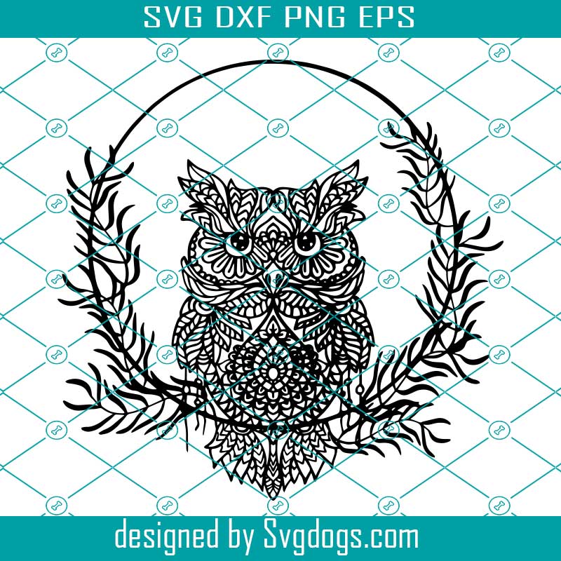 Download Owl Svg Owl Mandala Svg Intricate Svg Animal Svg Svgdogs