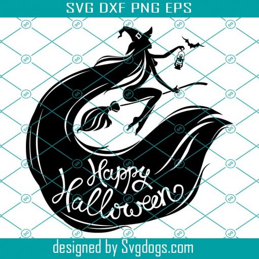 Happy Halloween Witch Svg, Halloween Svg, Halloween Svg, Witch Svg